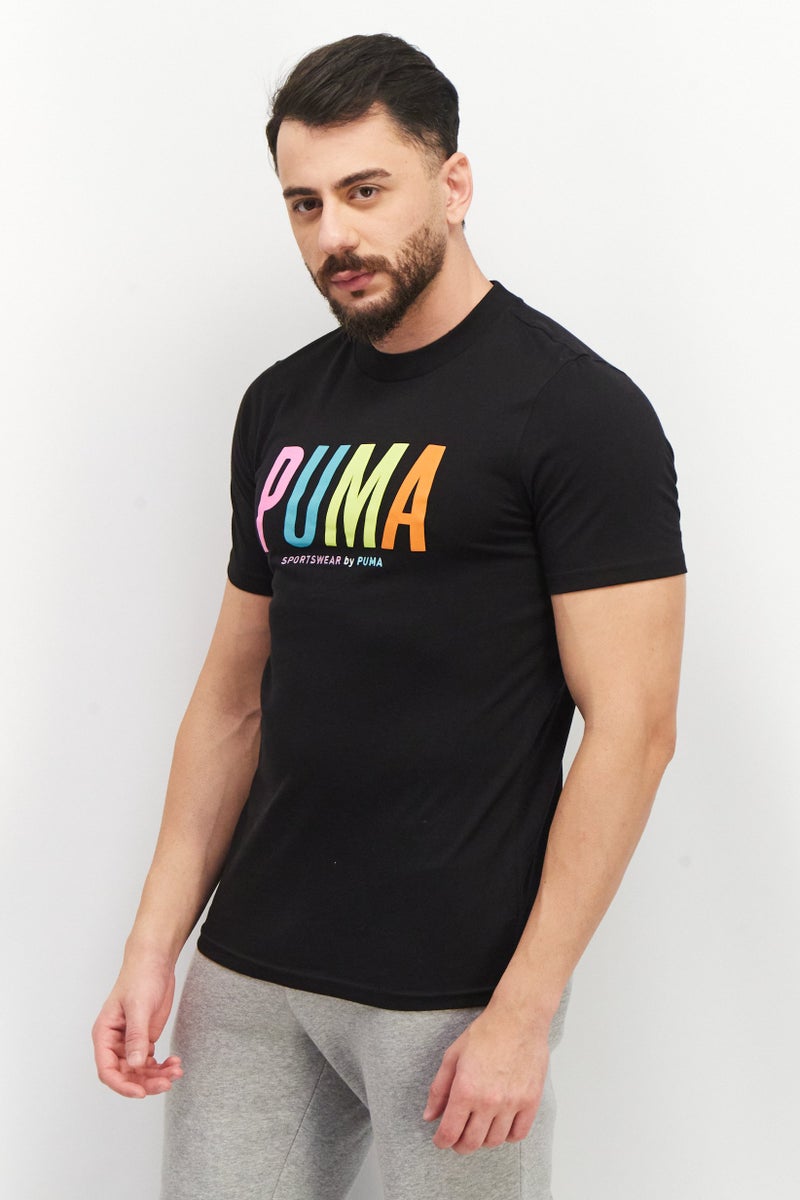 PUMA تي شيرت تدريب قصير الأكمام للرجال، مجموعة سوداء - Image 4